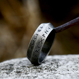 Stainless Steel Men and Women Rings Vintage Viking Rune Ring Jewelry Wholesale