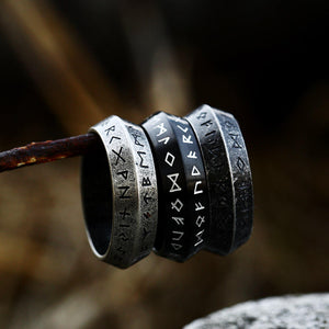 Stainless Steel Men and Women Rings Vintage Viking Rune Ring Jewelry Wholesale