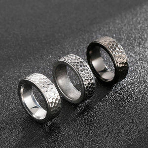 Punk Style Ring Wholesale Retro Hammer Ring Stainless Steel Men Ring